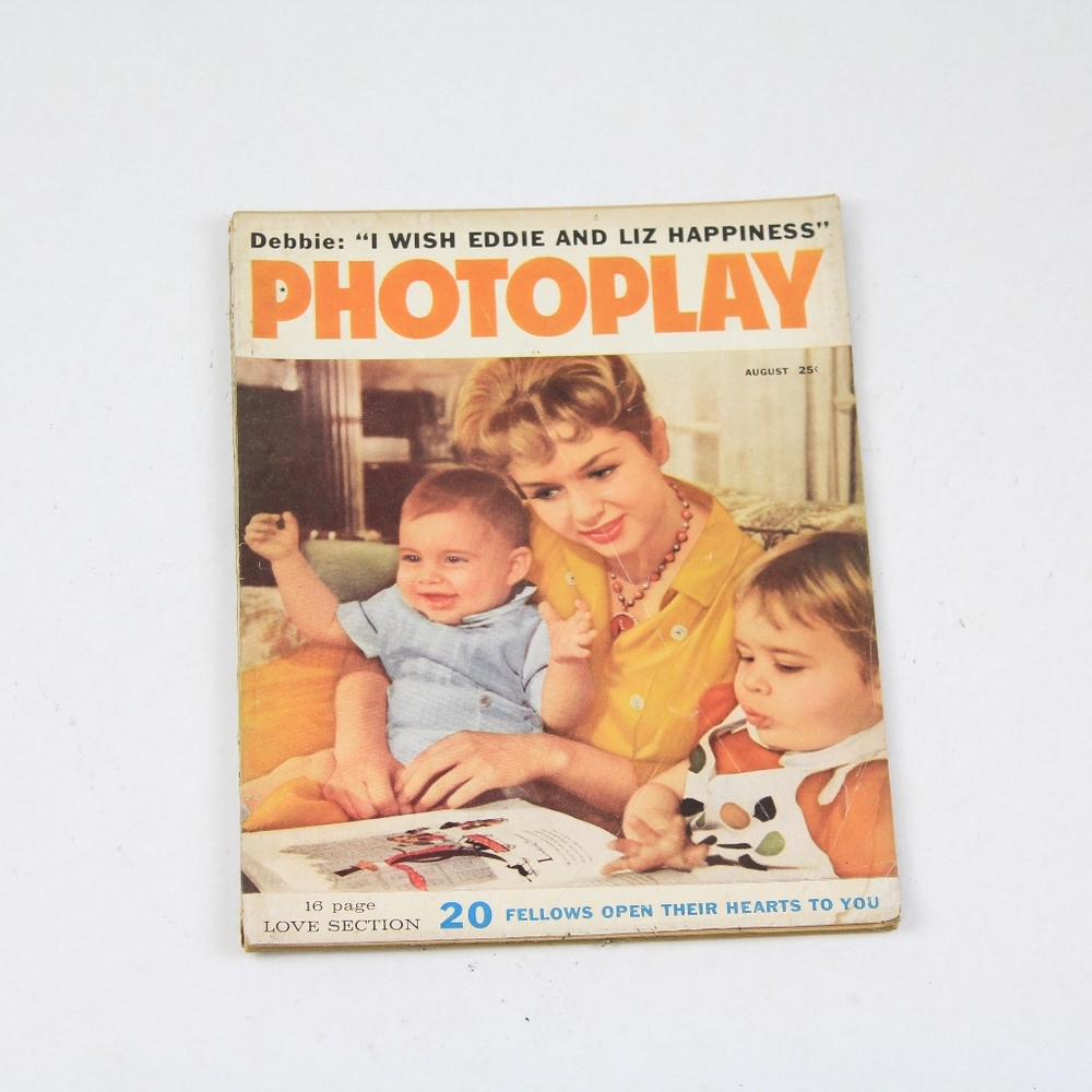 Vintage Photoplay Magazine Celebrity Gossip Magazine Hollywood Debbie Reynolds